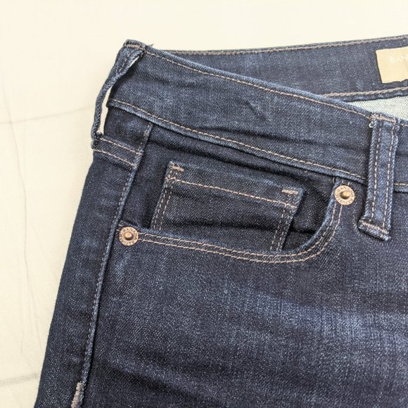 Banana Republic Dark Wash Slim Boot Cut Blue Jeans - Picture 4 of 9